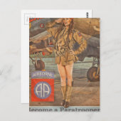 Teilnahme am 82. Im Flugzeug Postkarte (Vorne/Hinten)