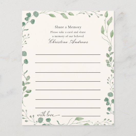 Teilnahme am Gedächtnisbeerdienst (Rückseite)