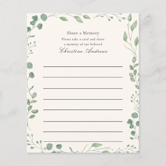 Teilnahme am Gedächtnisbeerdienst (Vorderseite)