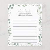 Teilnahme am Gedächtnisbeerdienst (Vorderseite)