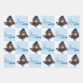 Teilnahme am Set des Weltplatzes mit 3 Fotos Geschenkpapier Set (Vorderseite 2)