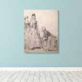 Teilnahme an der Braut Leinwanddruck (Insitu (Holzboden))