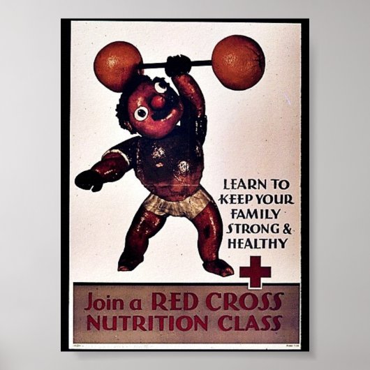 Teilnahme an der Red Cross Nutrition Class Poster (Vorne)