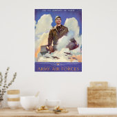 Teilnahme der Streitkräfte des Zweiten Weltkriegs Poster (Küche)