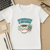 Teilnahme & Espresso; Funny Teacher Coffee T-Shirt
