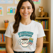 Teilnahme & Espresso; Funny Teacher Coffee T-Shirt