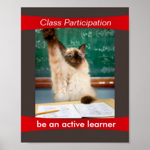 Teilnahme ist ein Virtue-Klasse-Poster Poster