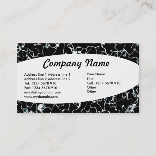 Teilnahmeberechtigt - Abstrakt 013 Visitenkarte (Vorderseite)