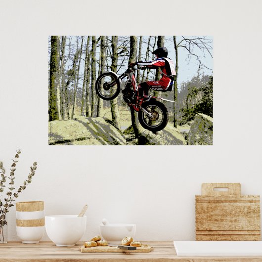 Teilnehmer an Poster-Effekt-Studien Poster (Küche)