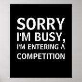 Teilnehmer an Wettbewerben Poster (Vorne)