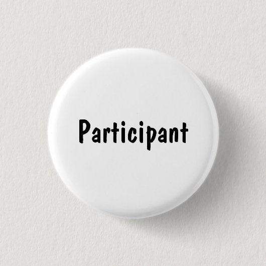 Teilnehmer Button (Vorderseite)