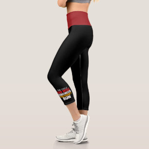 Teilnehmer - Funny Bad Mile Running Zitat Capri Leggings
