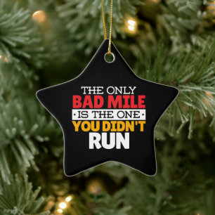 Teilnehmer - Funny Bad Mile Running Zitat Keramik Ornament