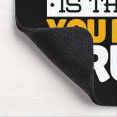 Teilnehmer - Funny Bad Mile Running Zitat Mousepad (Ecke)