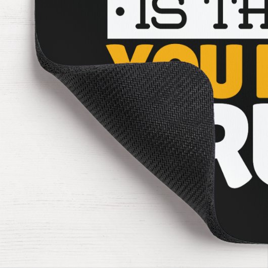 Teilnehmer - Funny Bad Mile Running Zitat Mousepad (Ecke)