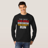 Teilnehmer - Funny Bad Mile Running Zitat T-Shirt (Vorne ganz)