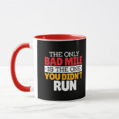 Teilnehmer - Funny Bad Mile Running Zitat Tasse (Links)