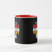 Teilnehmer - Funny Bad Mile Running Zitat Tasse (Zentrum)