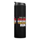 Teilnehmer - Funny Bad Mile Running Zitat Thermosbecher (Nach rechts gedreht)