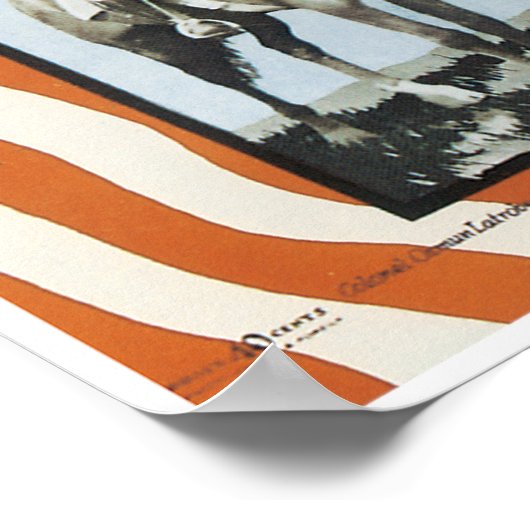 Teilnehmer für das Flag-Plakat Poster (Ecke)