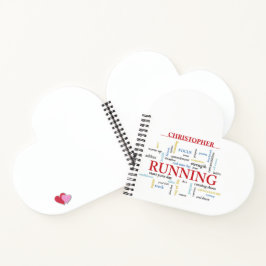 Teilnehmer mit Personalisierten Worten Notizblock