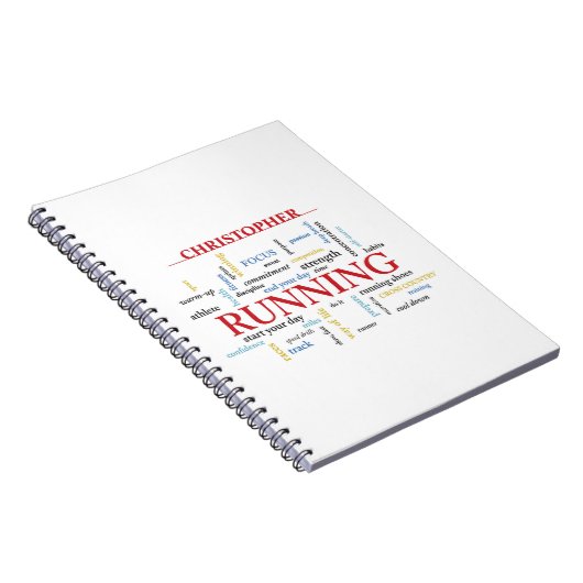 Teilnehmer mit Personalisierten Worten Notizblock (Rechte Seite)