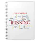 Teilnehmer mit Personalisierten Worten Notizblock (Vorderseite)