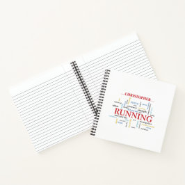 Teilnehmer mit Personalisierten Worten Notizblock