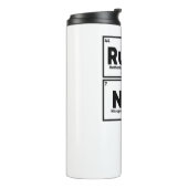 Teilnehmer Periodic Table Marathon Runners Science Thermosbecher (Nach links gedreht)