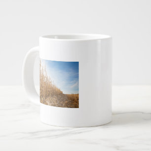 Teils geerntetes Mais-Feld Jumbo-Tasse