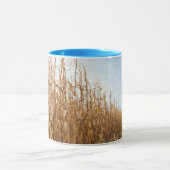 Teils geerntetes Mais-Feld Tasse (Zentrum)