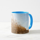 Teils geerntetes Mais-Feld Tasse (VorderseiteRechts)