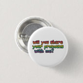 Teilt eure Aussprache mit dem Abzeichen "Stolz" Button (Vorne & Hinten)