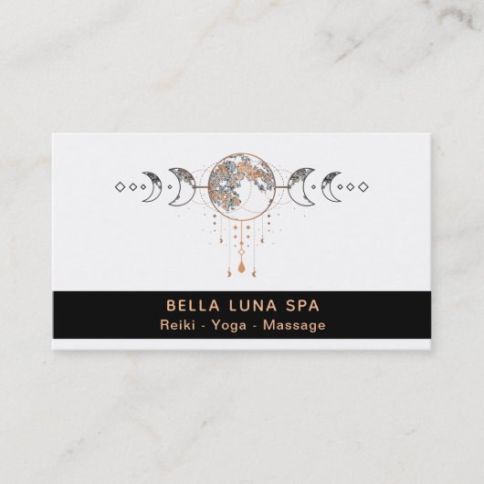 *~* teilt Mondkosmos-Mond UniversumShaman in Visitenkarte (Vorderseite)