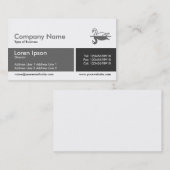 Teilte Band - Grauschattierungen Visitenkarte (Vorne/Hinten)