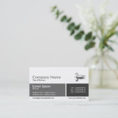 Teilte Band - Grauschattierungen Visitenkarte (Stehend Vorderseite)