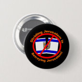 Teilung Jerusalems Button (Vorne & Hinten)