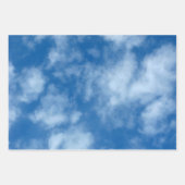 Teilweise Cloudy Blue Sky Nature Fotografy Geschenkpapier Set (Vorderseite 3)