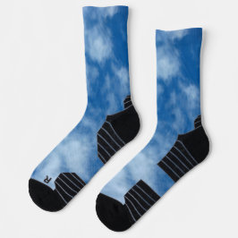 Teilweise Cloudy Blue Sky Nature Fotografy Socken