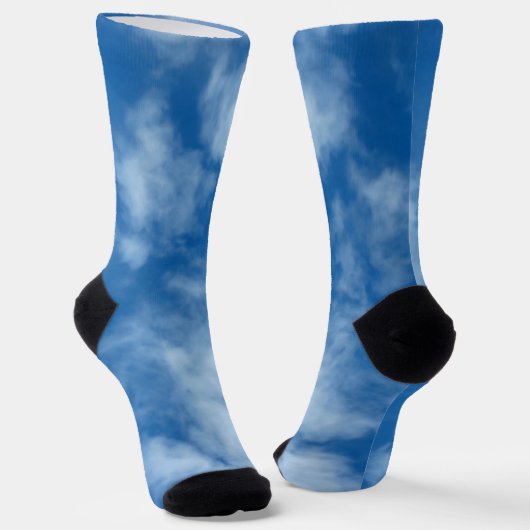 Teilweise Cloudy Blue Sky Nature Fotografy Socken (Gewinkelt)