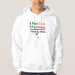 Teilweise irisch, teilweise italienisch, lustiger hoodie