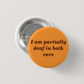 Teilweise tauber Knopf Button (Vorne & Hinten)