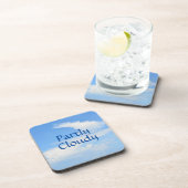 Teilweise wolkiger Himmel mit einer Drehung Getränkeuntersetzer (Rechte Seite)