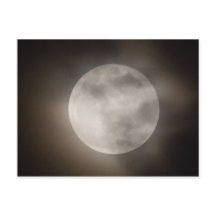 Teilweise wolkiger Vollmond, Ohio