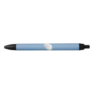Teilweiser Mond und ein klarer blauer Himmel-Stift Kugelschreiber
