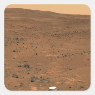 Teilweises Seminolepanorama von Mars Quadratischer Aufkleber