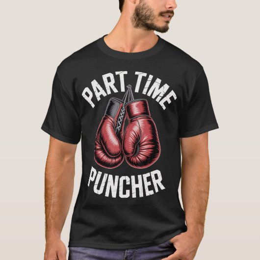 Teilzeit-Boxhandschuhe für T-Shirt (Vorderseite)