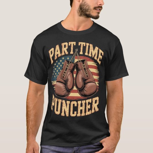 Teilzeit-Boxhandschuhe für T-Shirt (Vorderseite)