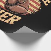 Teilzeit-Boxhandschuhe Geschenkpapier (Ecke)