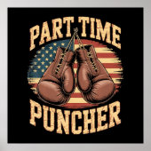 Teilzeit-Boxhandschuhe Poster (Vorne)